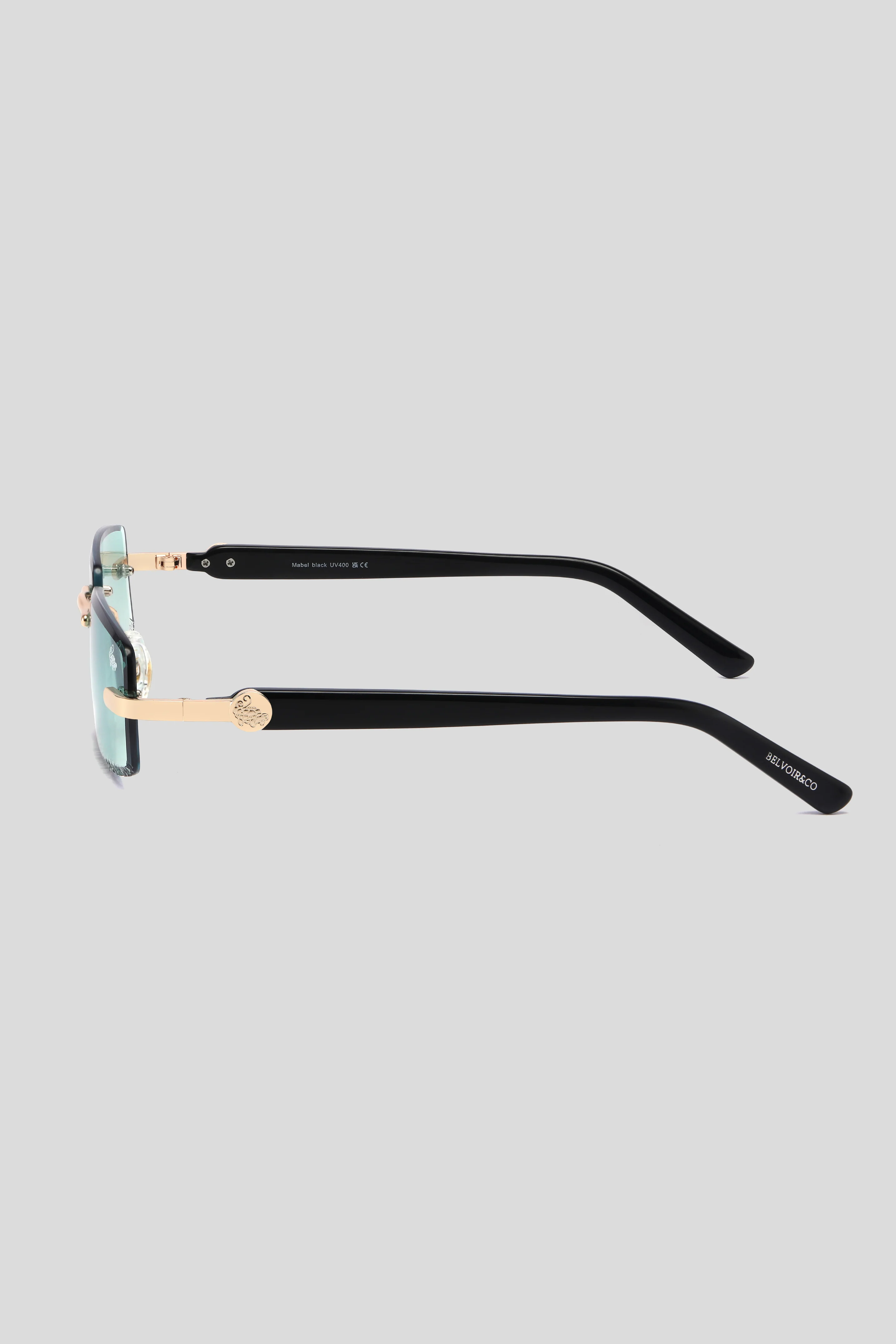 Diamond Cut Mabel Green Gold | Black - Image 4